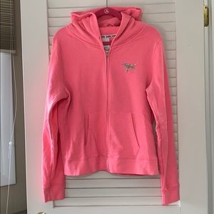 Pink Zip up Hoodie